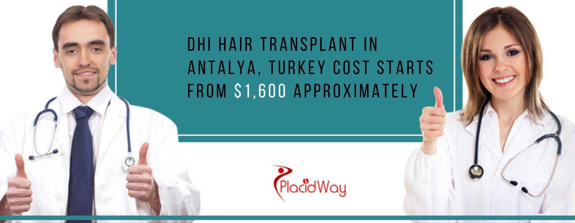 DHI Hair Transplant Cost in Antalya, Turkey